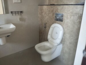 Bathroom in 3 BHK Apartment at SMR Vinay Iconia Phase II, Kondapur – for Rent