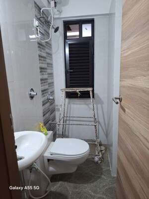 Bathroom in 1 BHK Apartment at Bhandup West – for Rent