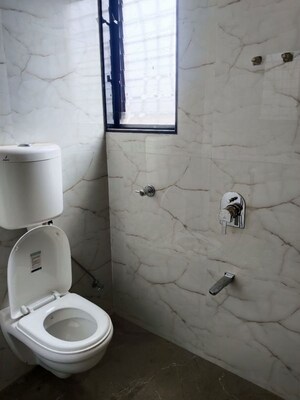 Bathroom in 2 BHK Apartment at K P Laxman Plaza, Akurdi – for Rent