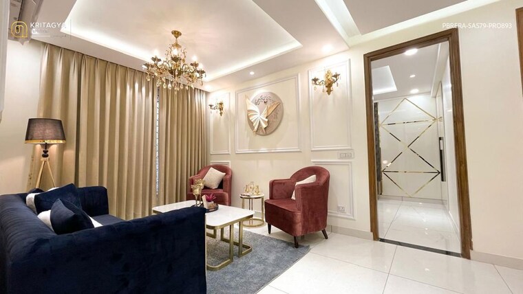 Living Room, the-suman-marvelous 3 Bedroom 1822 Sq.Ft. Apartment In Ramgarh Bhudda Zirakpur 10335332