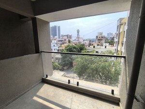 Balcony in 3 BHK Apartment at Auspicious Apartment, Wakad – for Rent