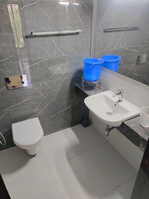 Bathroom in 2.5 BHK Apartment at Dosti Desire, Brahmand – for Rent