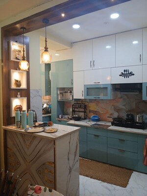 Kitchen in 3 BHK Apartment at Gaur Saundaryam, Tech Zone 4 Greater Noida – for Rent