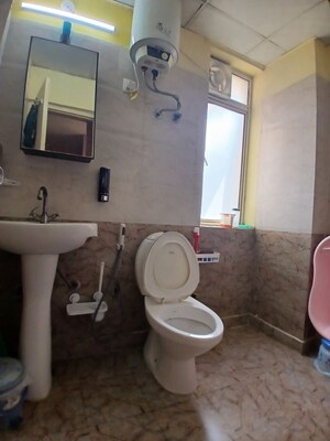 Bathroom in 3 BHK Apartment at Gaur Saundaryam, Tech Zone 4 Greater Noida – for Rent