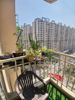 Balcony in 3 BHK Apartment at Gaur Saundaryam, Tech Zone 4 Greater Noida – for Rent