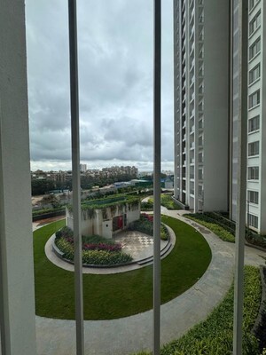 Balcony in 2 BHK Apartment at Runwal The Central Park, Chinchwad – for Rent