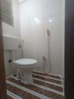 Bathroom in 1 BHK Apartment at Mahalaxmi Vihar, Vishrantwadi – for Rent