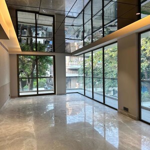 Balcony in 4 BHK Builder Floor at Jor Bagh – for Rent