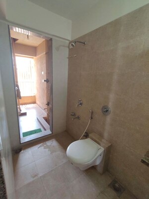 Bathroom in 2 BHK Apartment at Metropolis Rivera, Kasarvadavali – for Rent