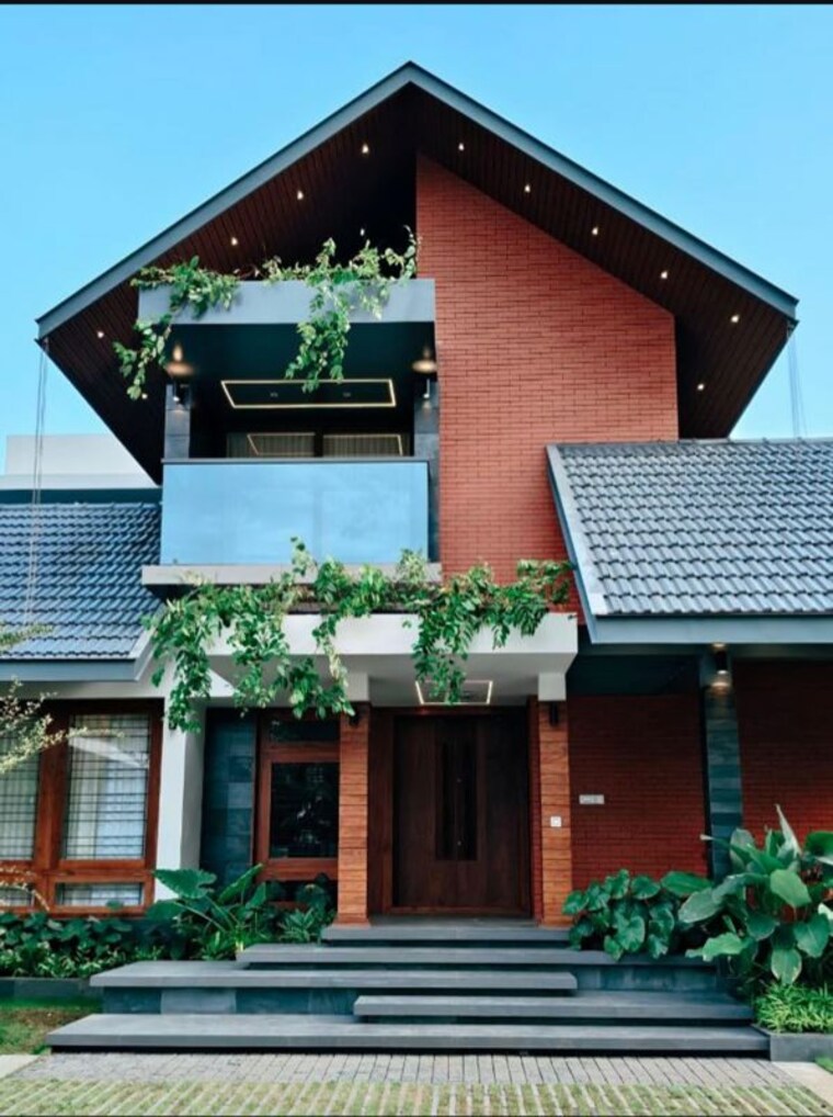 Exterior View, aranattukara 4 Bedroom 8052 Sq.Ft. Independent House In Aranattukara Thrissur 10346635