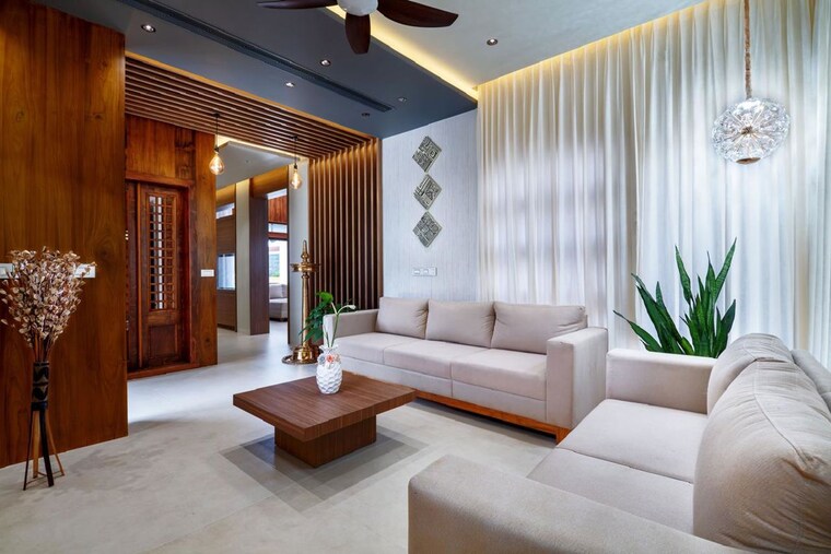 Living Room, aranattukara 4 Bedroom 8052 Sq.Ft. Independent House In Aranattukara Thrissur 10346635