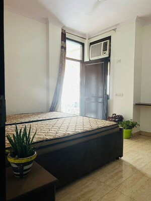 Bedroom in 2 BHK Builder Floor at Chattarpur – for Rent