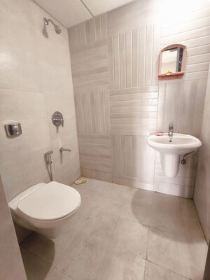 Bathroom in 2 BHK Apartment at Goel Ganga Millennia, Undri – for Rent