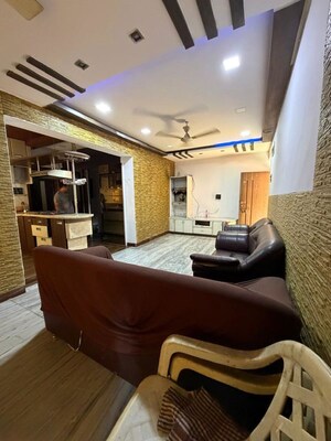 Living Room in 1 BHK Apartment at Vashi – for Rent