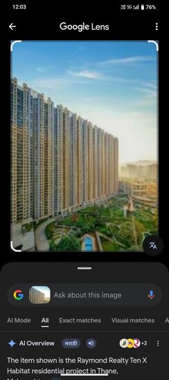 2 BHK + Pooja Room Apartment For Sale in Raymond Realty Phase II