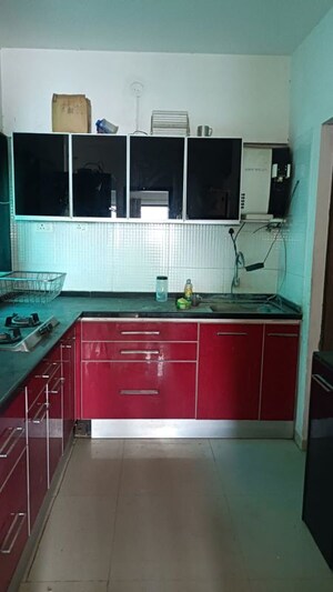 Kitchen in 2 BHK Apartment at Panama Silver Stone, Handewadi – for Rent