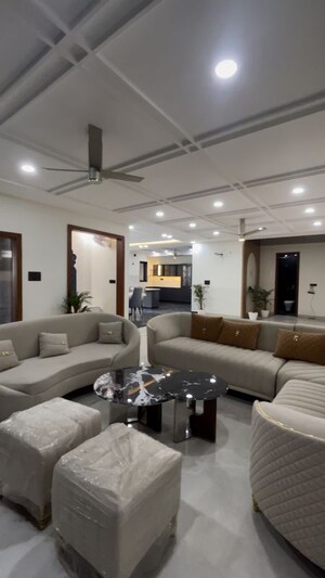 Living Room in 4 BHK Builder Floor at TDI The Grand Retreat, Sector 88 – for Rent