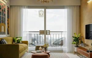 Living Room in 2 BHK Apartment at Lodha Meridian, Kukatpally – for Sale