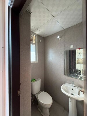 Bathroom in 1 BHK Apartment at Barnala Green Lotus Avenue, Ambala Highway – for Rent