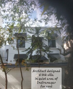 4 BHK Villa – Exterior View View at Indiranagar - for Rent