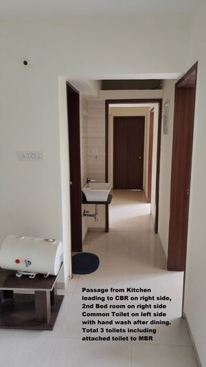 Bedroom in 3 BHK Apartment at Kanchan Onyx, Pisoli – for Rent