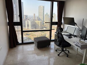 Living Room in 3 BHK Apartment at Lodha The Park, Worli – for Rent