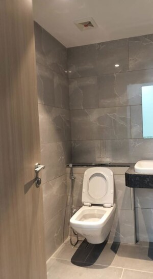 Bathroom in 4 BHK Apartment at Rustomjee Crown, Prabhadevi – for Rent