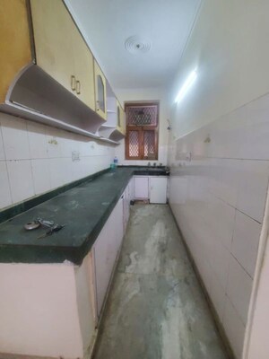 Kitchen in 2 BHK Builder Floor at Green Fields Colony – for Rent