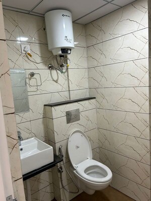 Bathroom in 3 BHK Apartment at Maxxus Elanza, International Airport Road – for Rent