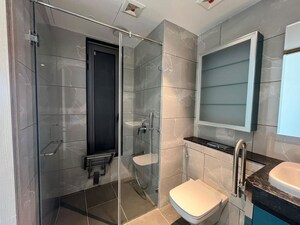 Bathroom in 4 BHK Apartment at Rustomjee Crown, Prabhadevi – for Rent