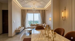 Living Room in 3.5 BHK Villa at Motia Aerogreens, Dyalpur – for Sale