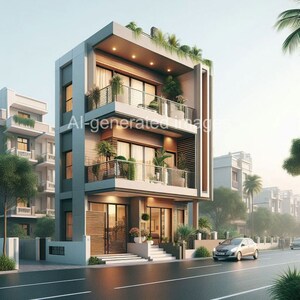 3 BHK Builder Floor – Exterior View View at Sector 93 - for Sale