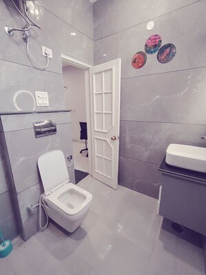 Bathroom in 3.5 BHK Independent House at New Generation Maple Apartments, Dhakoli – for Sale