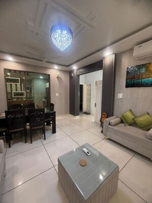 Living Room in 3.5 BHK Independent House at New Generation Maple Apartments, Dhakoli – for Sale