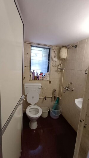 Bathroom in 1 RK Apartment at Shiv Ganga Apartment Malad, Malad West – for Rent
