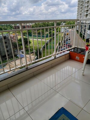 Balcony in 2 BHK Apartment at Puravankara Palm Beach, Hennur – for Rent