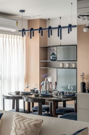 Kitchen in 4 BHK Apartment at Lodha World View, Worli – for Rent