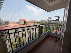 Balcony in 3 BHK Apartment at CBR Sarasthira, Kr Puram – for Rent