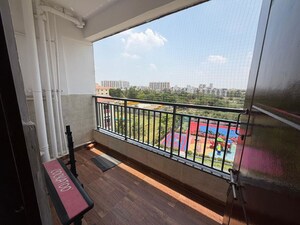 Balcony in 3 BHK Apartment at CBR Sarasthira, Kr Puram – for Rent