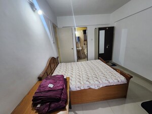 Bedroom in 2 BHK Apartment at Darode Jog Oakwood County, Dhayari – for Rent