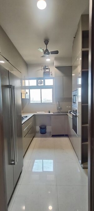 Kitchen in 3 BHK Apartment at One Hiranandani Park, Ghodbunder Road – for Rent