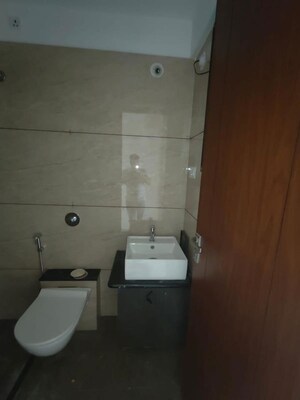 Bathroom in 2 BHK Apartment at Rhythm Society, Wakad – for Rent