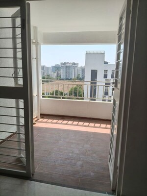 Balcony in 2 BHK Apartment at Alliance Nisarg, Wakad – for Rent