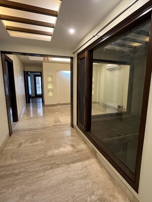 Building Lobby in 4 BHK Builder Floor at Greater Kailash I – for Rent
