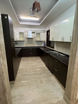Kitchen in 4 BHK Builder Floor at Greater Kailash I – for Rent