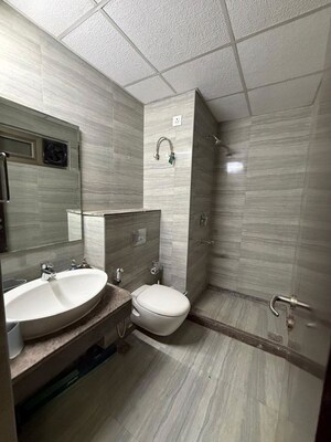 Bathroom in 3 BHK Apartment at Chintels Serenity, Sector 109 – for Rent