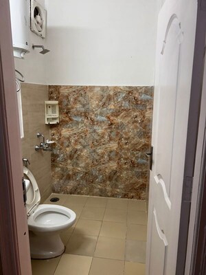Bathroom in 3 BHK Apartment at Trishla City, Patiala Road – for Rent