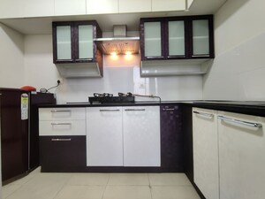Kitchen in  Apartment at Bhartiya City Nikoo Homes II, Thanisandra Main Road – for Rent