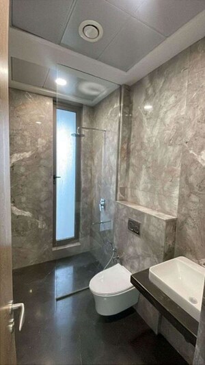 Bathroom in 4 BHK Apartment at Rustomjee Crown, Prabhadevi – for Rent