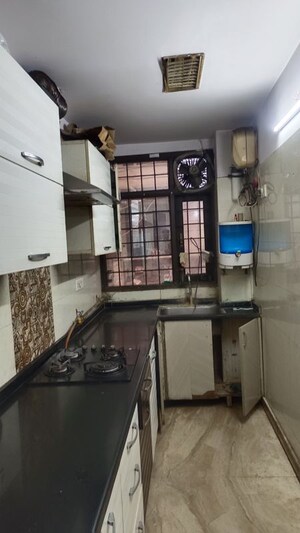 Kitchen in 3 BHK Builder Floor at Old Rajinder Nagar – for Rent
